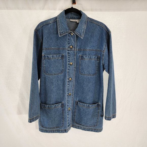 Cabin Creek Jackets & Blazers - CABIN CREEK Vintage Jeans Jacket Size Medium 4 Pockets 100% Cotton Exc. Conditio